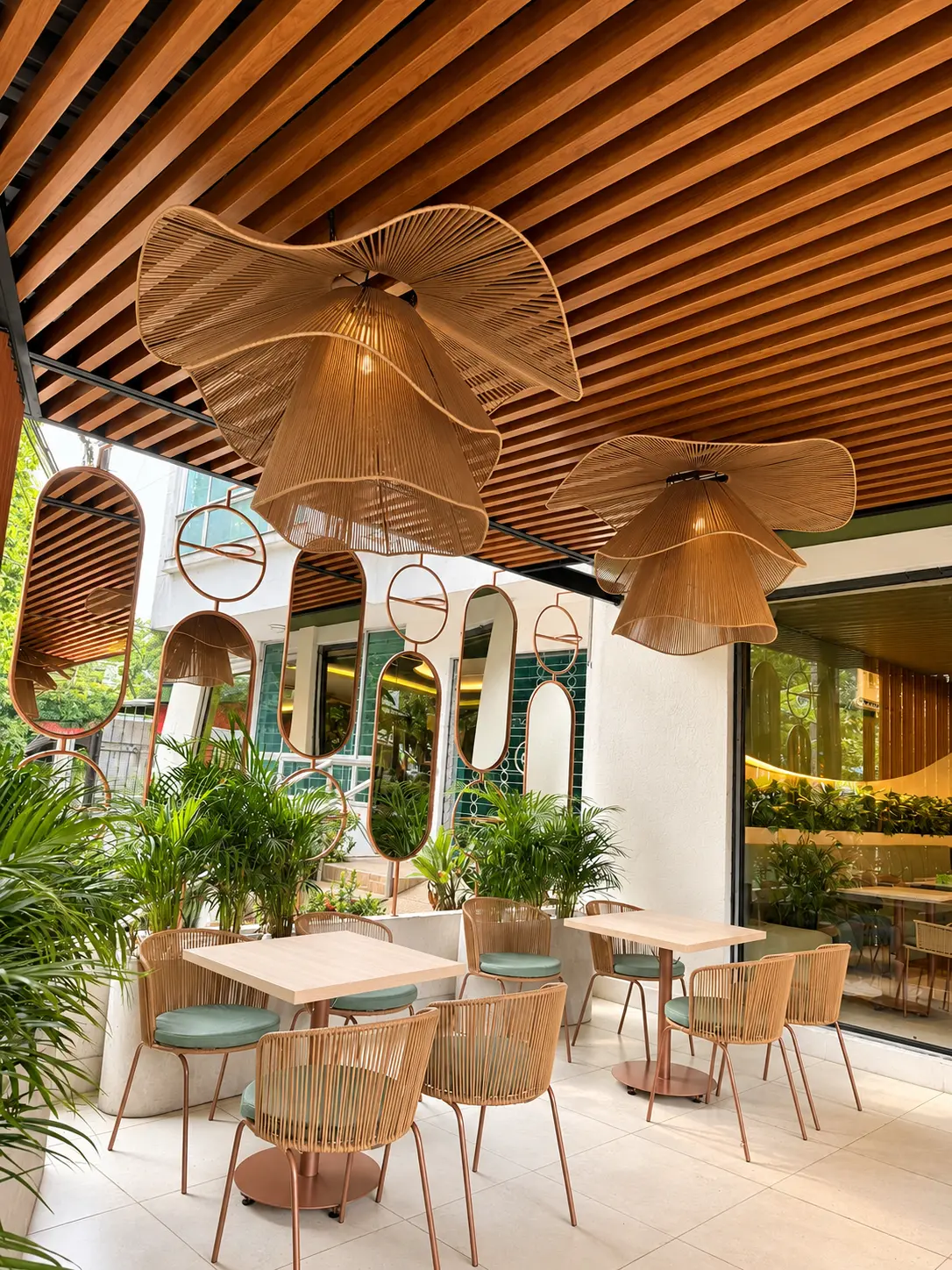 Terraza de la nueva sede de Tropicool Florencia